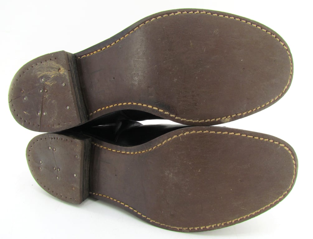 German Officer's Private Purchase Dress Ankle Boots – 1930s/1940s Style