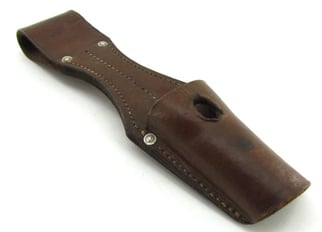 Early K98 bayonet frog in brown leather 1938