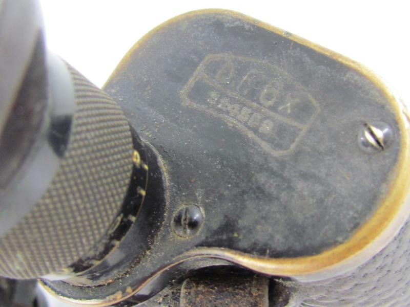 Carl Zeiss Jena DF 6x binoculars ww1 with Case