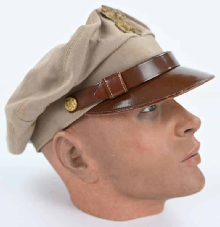 US WW2 Officer's Crusher Visor Cap