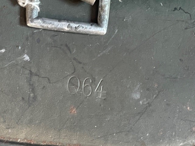 WWII GERMAN M35 WEHRMACHT HELMET NAMED.