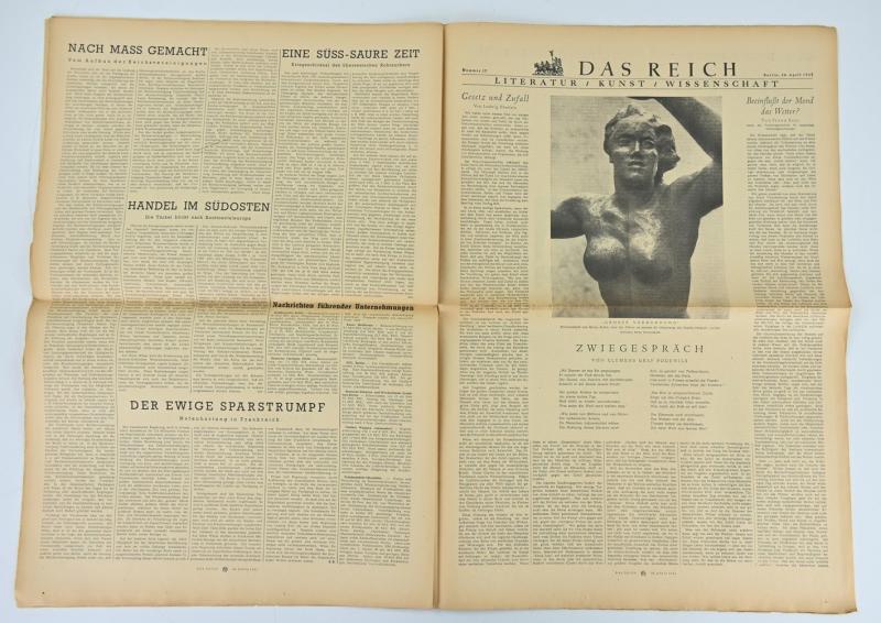 German Newspaper “Das Reich” April 1942