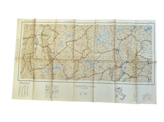 US WWII Road Map for the Italian Campaign...