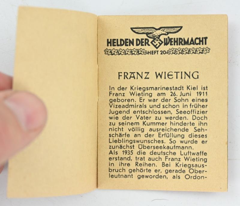 German WHW Pocket Booklet 'Helden der Wehrmacht'