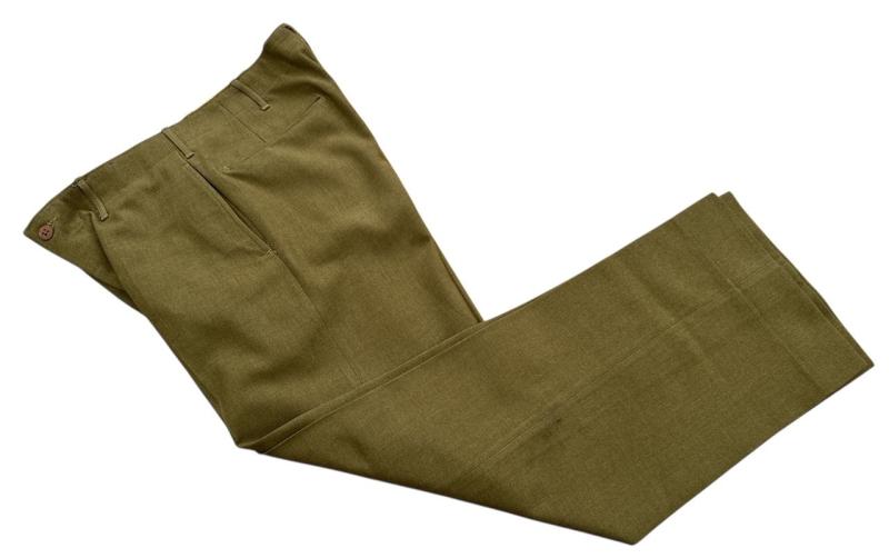 US WWII Wool Serge Trousers