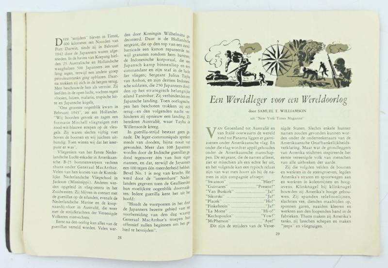 Dutch WW2 Booklet 'USA'