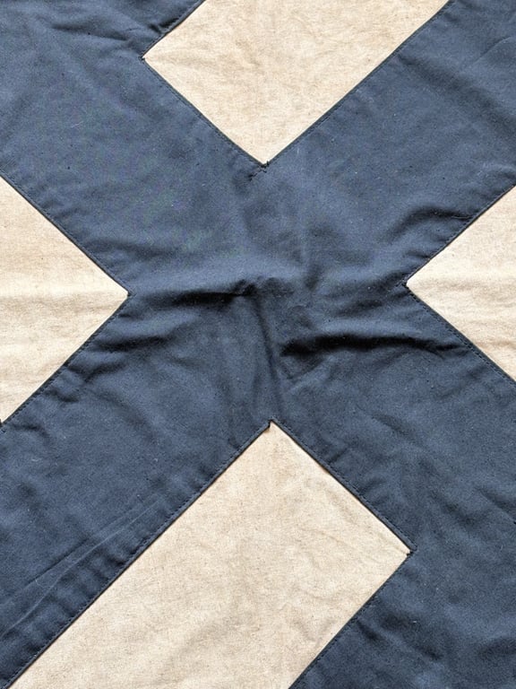 EARLY RARE GERMAN WWII, THIRD REICH COMBAT PANZER TANK IDENTIFICATION FLAG.