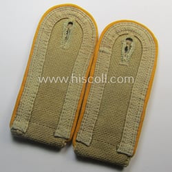 Unusally seen pair of WH (Luftwaffe) 'tropical-styled' shoulderstraps...