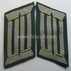 Pair of WH (Heeres) later-war-pattern, officers'-type collar-tabs (ie....