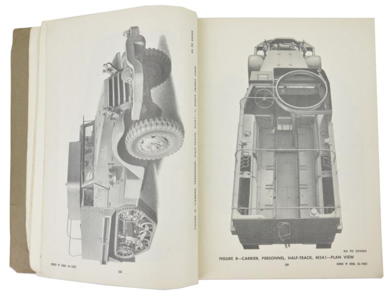 US WW2 Halftrack Ordnance Supply Catalog