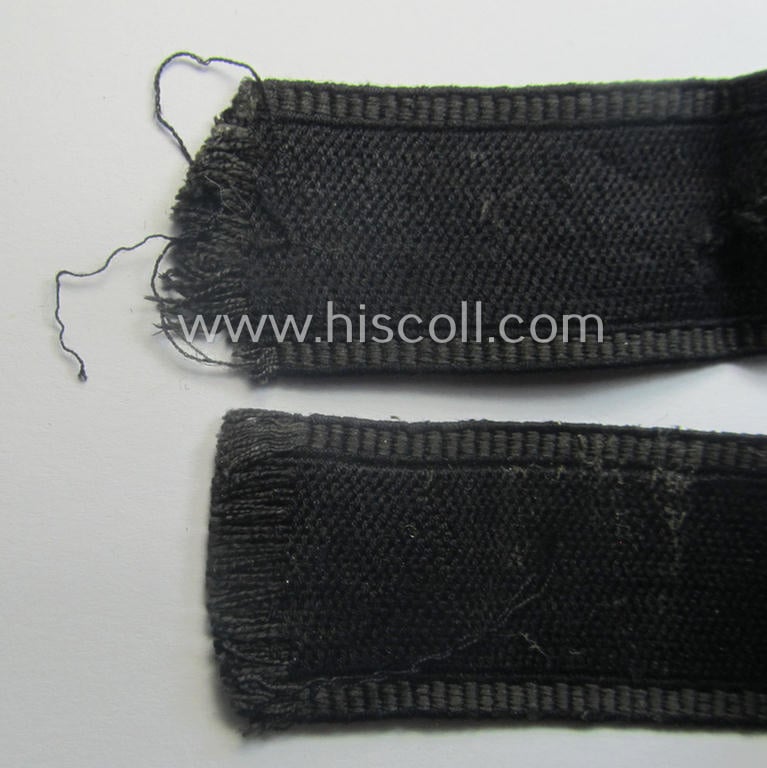 SA- (ie. 'Sturmabteilungen') honorary-cuff-title (ie. 'Ärmelstreifen') entitled: 'Fritz Obermüller' (as was intended for SA-members serving within the: 'SA-Standarte 6 / SA-Gruppe Alpenland')