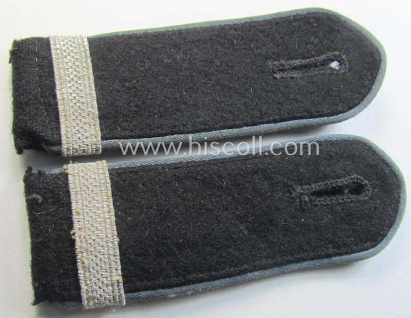 Attractive - and fully matching! - pair of WH (Luftwaffe ie. Hitlerjugend-) related, so-called: 'Flakhelfer'-shoulderstraps as was intended for usage by a: 'Flakhelfer' (ie. later-war-period, youthful, anti-aircraft staff-member)