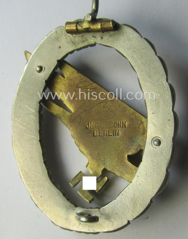 WH (Luftwaffe) 'Fallschirmschützen-Abzeichen' by: 'Imme & Sohn'