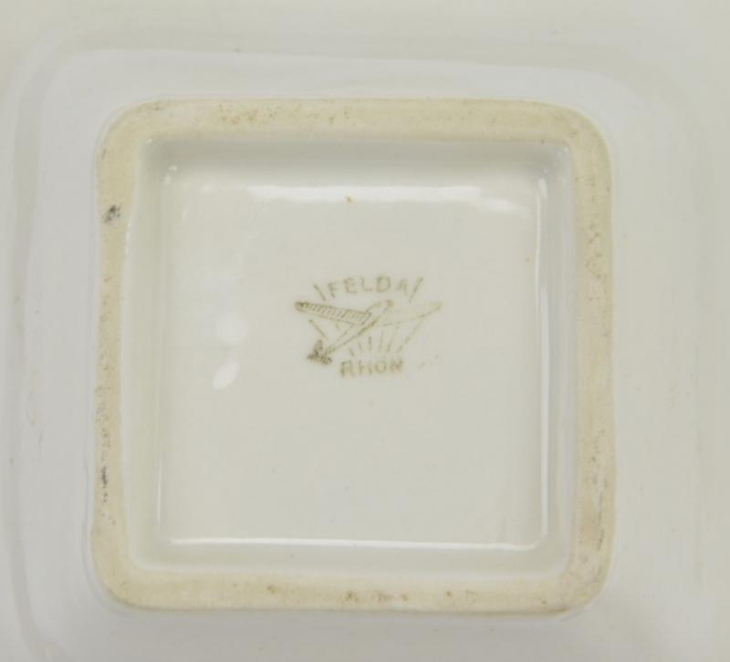 German Third Reich Era Porcelain Square Cup
