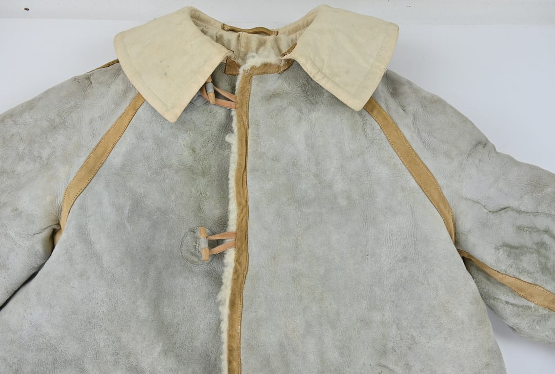 German Luftwaffe Winter Fur Sheepskin Jacket