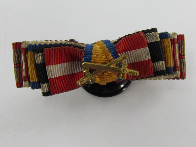German 5 Piece Ribbon Bar , Button Variant