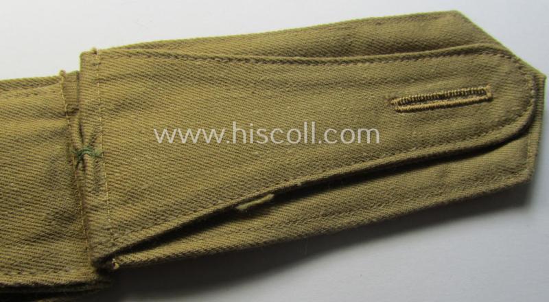 Pair of WH (Kriegsmarine) 'tropical-styled', EM-type shoulderstraps (as intended for usage on the tropical-shirts ie. tunics): 'Matrose'