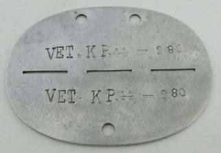 Erkennungsmarke ( EKM ) Veterinär-Kompanie 44 (44th Infantry...