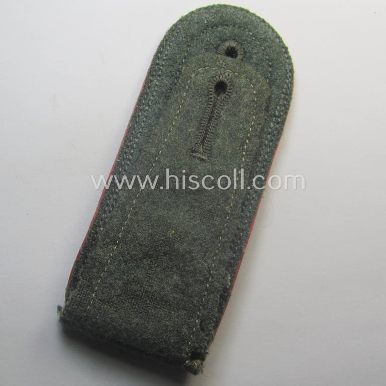 Superb - single but nevertheless rarely seen! - WH (Heeres) mid-war-period- (ie. 'M41- o. M43'-pattern) 'cyphered', NCO-type shoulderstrap as was intended for a: 'Feldwebel eines Panzer-Rgts. der “Grossdeutschland”-Division'