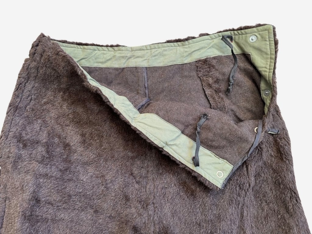 U.S. WWII Army Pile Liner Set – Jacket & Trousers (Cold Weather) – Rare