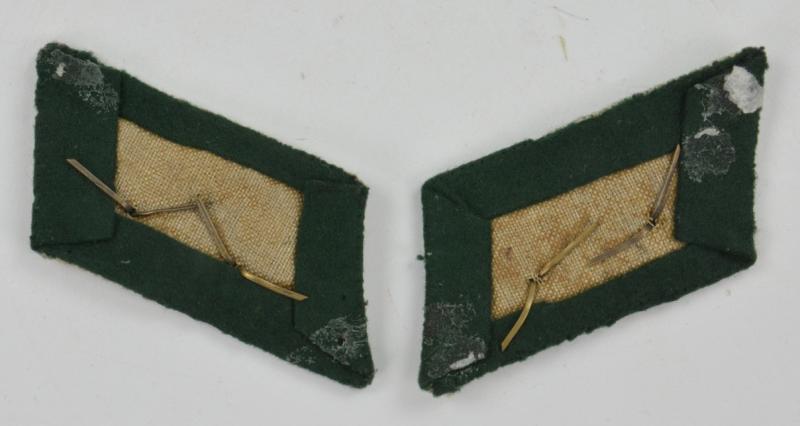 German WW2 Customs Secretary Collar Tab Set