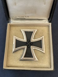 WW2 GERMAN CASED IRON CROSS 1st CLASS WITH...