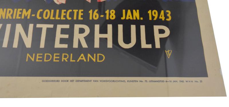 German Dutch 'Winterhulp' Poster