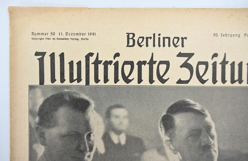 German Berliner Illustrierte Zeitung Newspaper December 1941