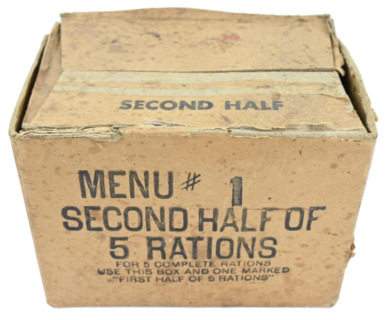 US WW2 Ten-in-One Ration Box