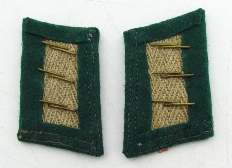 Luftwaffe Field Division Feldwebel Greatcoat  collar tabs