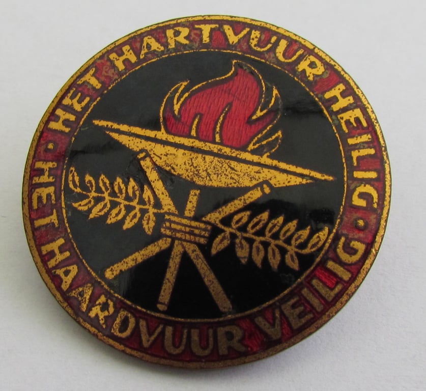 NSVO 'Het hartvuur heilig - Het haardvuur veilig' Badge
