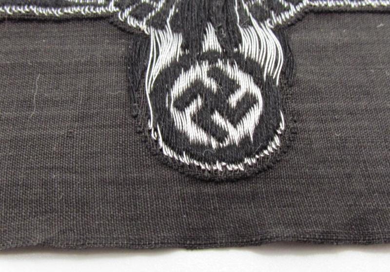 Wehrmacht Panzer first pattern officer ‘BeVo’ flatwire breast eagle ( Rare )