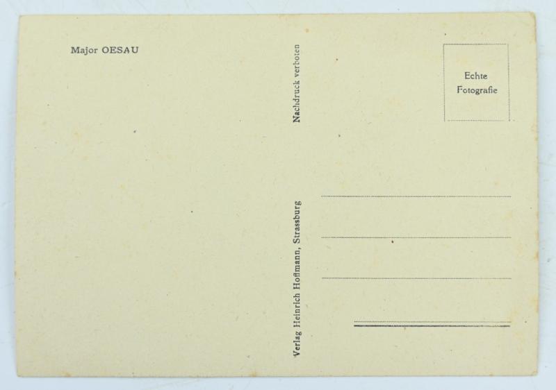 German Knight's Cross recipient Postcard 'Major Oesau'
