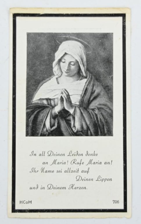 German WH Deathcard 'Michael Janker'