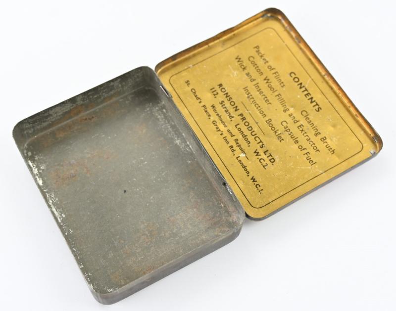 British WW2 Period 'Ronson' Tabacco Tin box