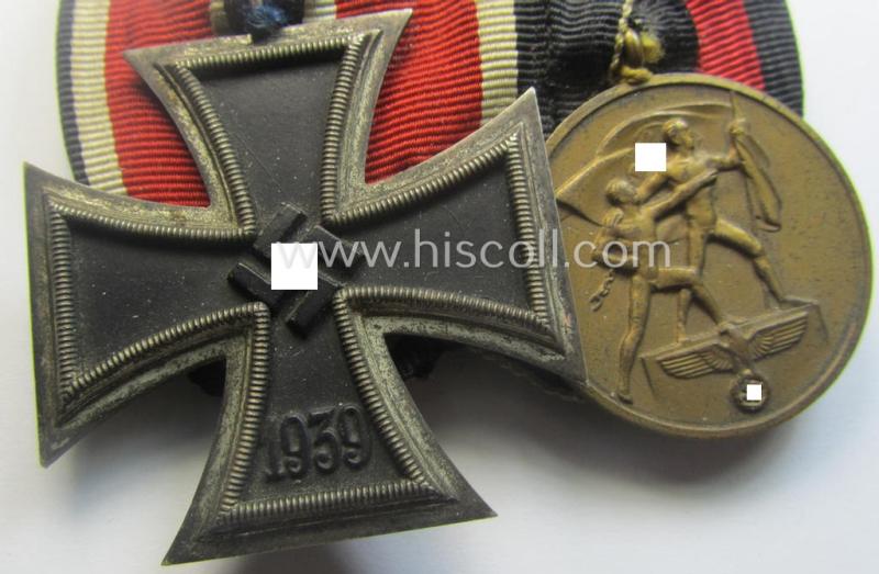 WH (Heeres o. KM etc.) medal-bar (ie.: 'Orden- o. Doppelspange')