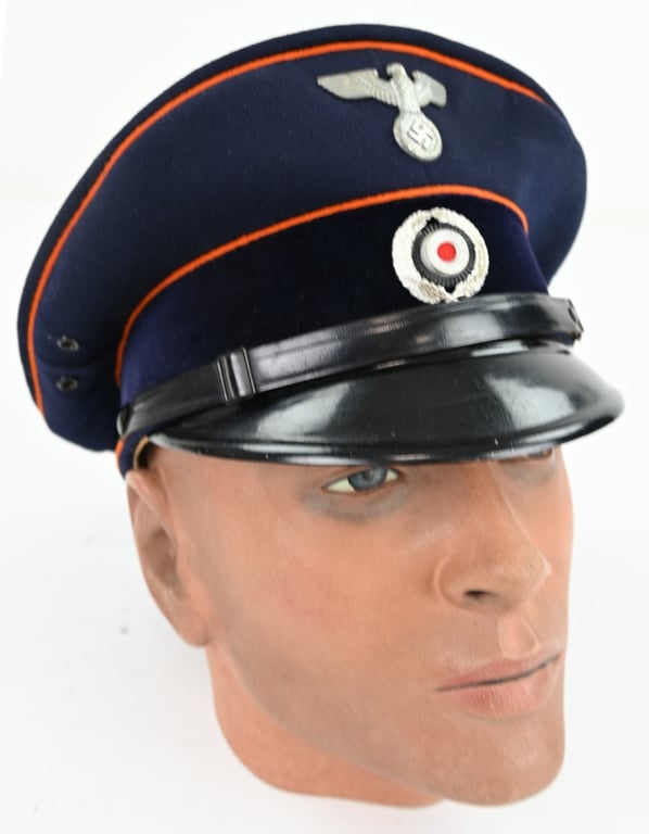 German Postschutz EM/NCO Visor Cap