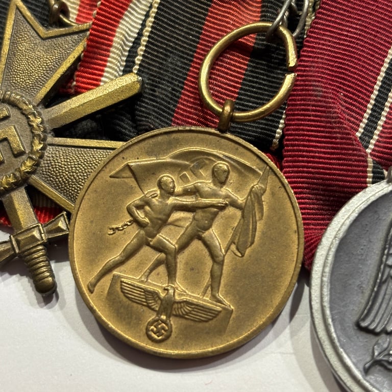 WH Ribbon bar War Merit/Sudeten/Eastern Front