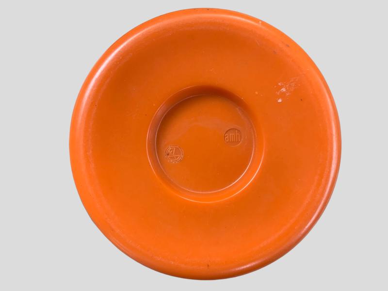 German WWII Orange Bakelite Salt Shaker