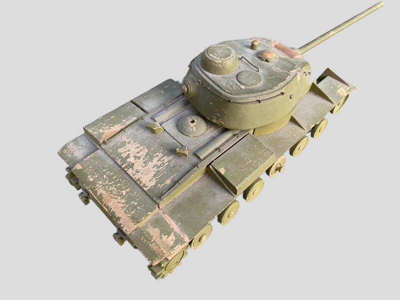 German WWII Wooden Panzer Recognition Model