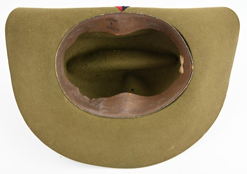 British WW2 Tropical Slouch Hat 'RA' 1942
