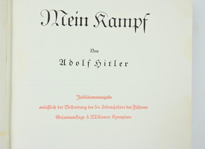 German Adolf Hitler Mein Kampf Book '50 Years anniversary'
