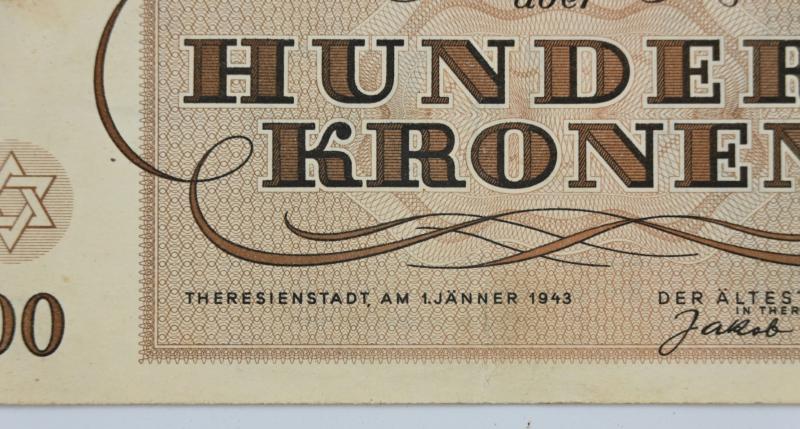 German WW2 Theresienstadt (Terezin) Concentration Camp Banknotes