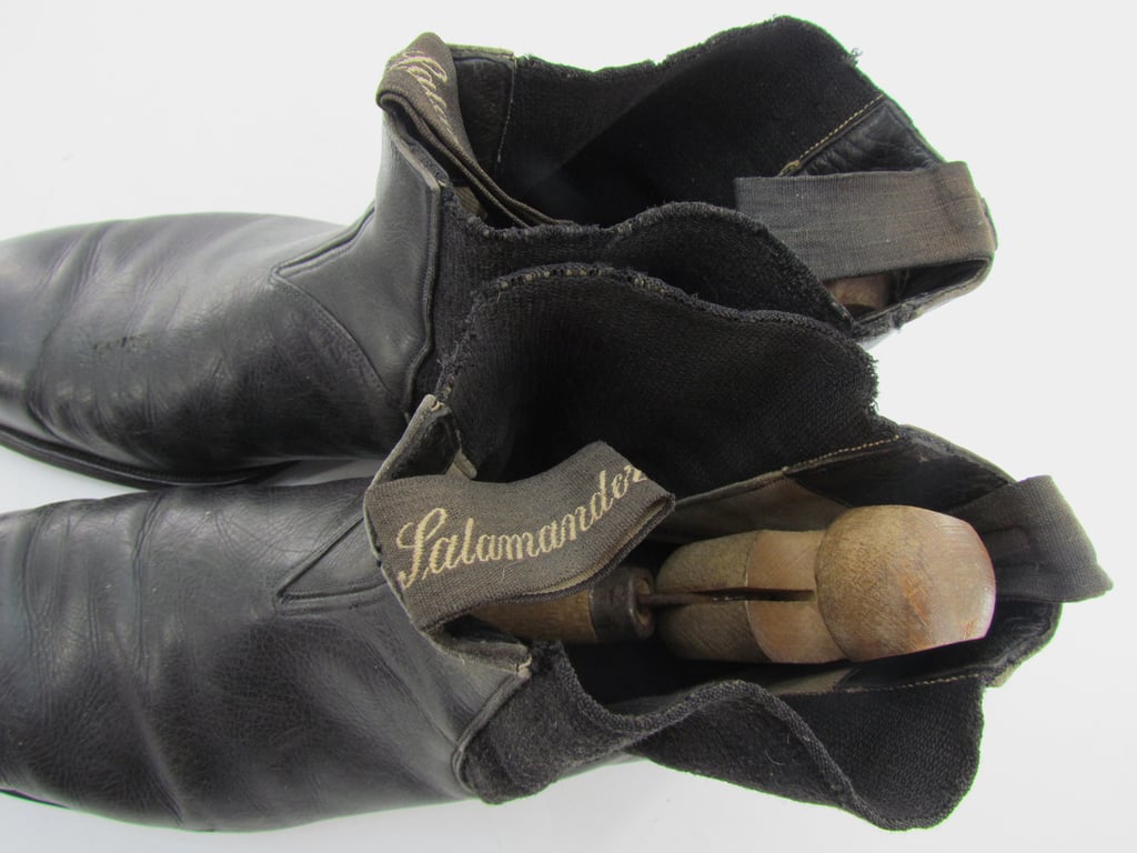 German Wartime "Salamander" Dress Shoes with Shoe Lasts