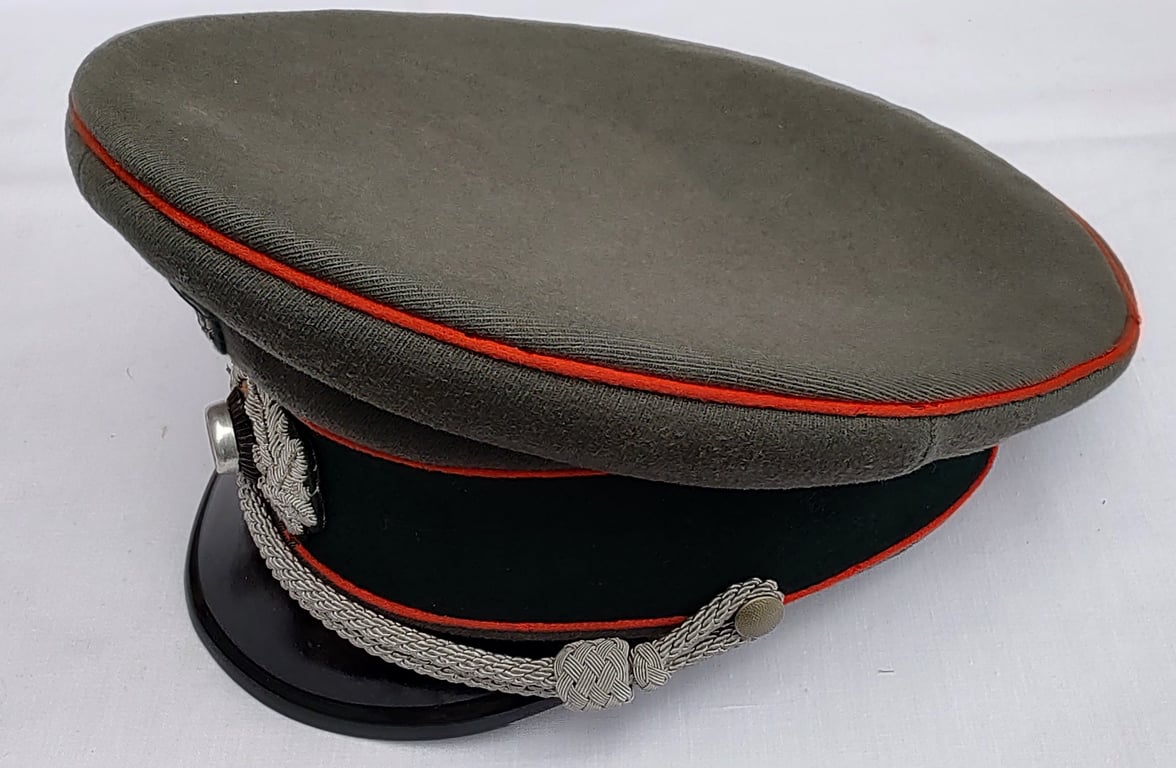 German Wehrmacht Officer Feldgendarmerie (Field police) Erel Schirmmütze cap