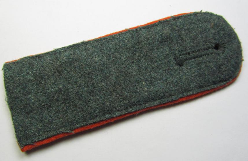 Single, early- (ie. pre-war-) period, WH (Heeres) 'cyphered' (rounded-styled-), EM-type (ie. 'M36'-pattern-) shoulderstrap, as was intended for usage by a: 'Soldat des Wehr-Ersatzdienstelle im Wehrkreises VI'