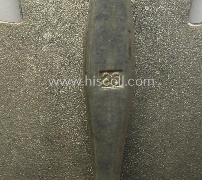 'Eisernes Kreuz 1. Klasse' (ie. Iron Cross 1st Class) being a maker- (ie. '26'-) marked example as was produced by the company: 'B.H. Mayer's Kunstprägeanstalt'