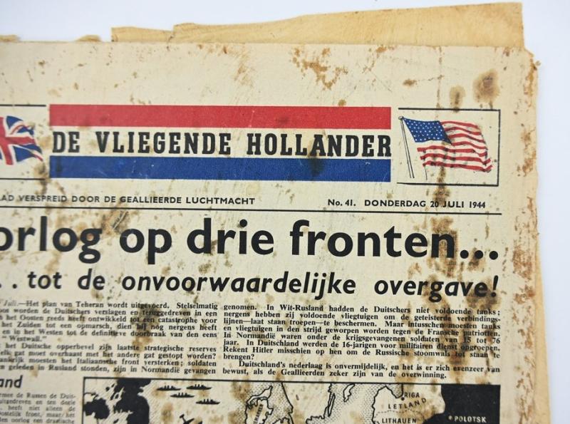 Allied Droppingsflyer 'De Vliegende Hollander' 20 July 1944