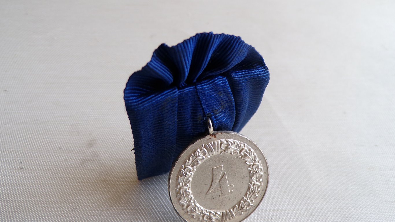 4 Years Long Service Medal Parade Mount