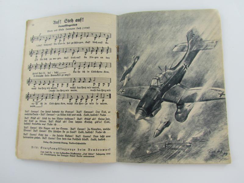 Adler-Liederheft Liederbuches der Luftwaffe